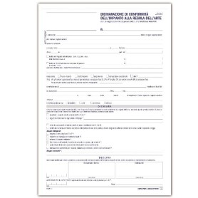 CF50 SCHED DICH.CONF.IMP.REGOL ARTE (88425000G)