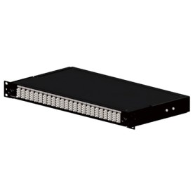 Optical Panel loaded with 24 SC SimplexSinglemode adapters - Black (FPCC1SXSM24SC2)