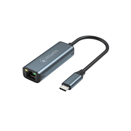 Atlantis Land A04-TC_LAN replicatore di porte e docking station per laptop Cablato USB 3.2 Gen 1 (3.1 Gen 1) Type-C Nero