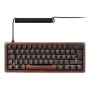 SKILLER SGK50 S4 Gen2 Wood PBT (holz/schwarz, DE-Layout, Gateron G Pro 3.0 Yellow) (4044951042784)