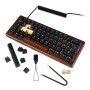 SKILLER SGK50 S4 Gen2 Wood PBT (holz/schwarz, DE-Layout, Gateron G Pro 3.0 Yellow) (4044951042784)