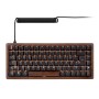 SKILLER SGK50 S3 Wood PBT (holz/schwarz, DE-Layout, Gateron G Pro 3.0 Yellow) (4044951042708)