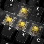 SKILLER SGK50 S3 Wood PBT (holz/schwarz, DE-Layout, Gateron G Pro 3.0 Yellow) (4044951042708)