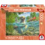Mark Fredrickson: Hundeliebe - gelber Labrador auf Fischjagd (1000 Teile) (58557)