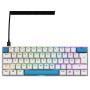 Sharkoon SGK50 S4 Gen2 PBT wh Gateron GPRO yellow DE (4044951041947)