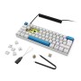 Sharkoon SGK50 S4 Gen2 PBT wh Gateron GPRO yellow DE (4044951041947)