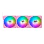 TT CT120 EX Reverse ARGB PC Cooling Fan 3 Pack Pink (CL-F225-PL12PK-A)
