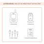 Gigaset Baby 300 Video cream white/warm grey (S30853-H1226-B101)