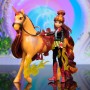 Unicorn Academy - Valentina und Einhorn Cinder (mit echter Mhne und Schweif sowie Brste) (6072677)