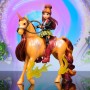 Unicorn Academy - Valentina und Einhorn Cinder (mit echter Mhne und Schweif sowie Brste) (6072677)