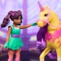 Unicorn Academy - Ava und Einhorn Leaf (mit echter Mhne und Schweif sowie Brste) (6072678)