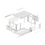 Lanberg WF01-6404-10S rack 4U Da parete Grigio