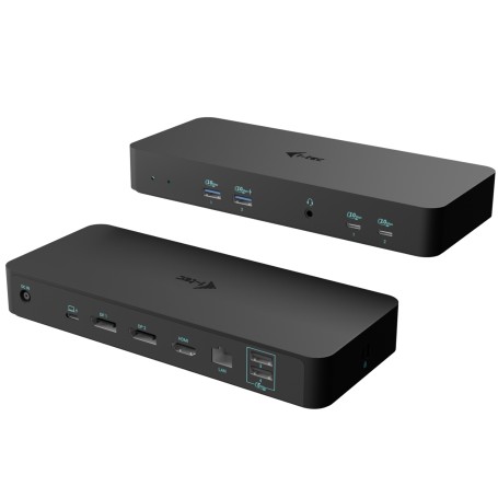i-tec C31INTGTRI4KDOCPDCH replicatore di porte e docking station per laptop Cablato USB 3.2 Gen 1 (3.1 Gen 1) Type-C Nero