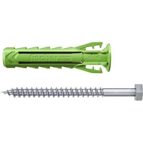 Fischer 567867 ancoraggio a vite e tassello 5 pz Kit di viti e tasselli a muro 50 mm