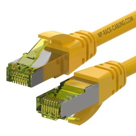 WP WPC-PAT-6ASF010Y cavo di rete Giallo 1 m Cat6a S/FTP (S-STP)