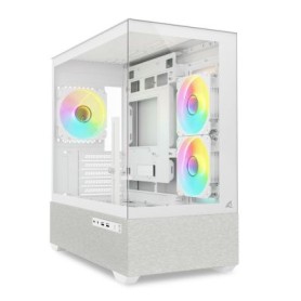 SHARKOON MK7 ARGB  (WHITE, TEMPERED GLASS X 2) (MK7 ARGB WHITE)