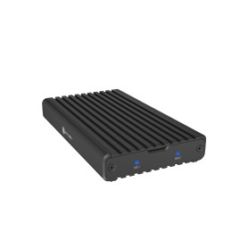 IB-2817M-C32  (schwarz, 2 Bay Gehuse fr M.2 NVMe via USB 3.2 Gen 2x2 Type-C) (61121)