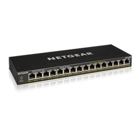 NETGEAR GS316PP Non gestito Gigabit Ethernet (10/100/1000) Supporto Power over Ethernet (PoE) Nero (GS316PP-100EUS)