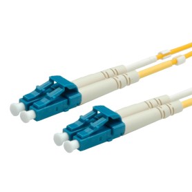 Value Fibre Optic Jumper Cable, 9/125 µm, LC/LC, yellow 5.0 m cavo a fibre ottiche Giallo (RO21.99.8785) Value Fibre Optic Jumper Cable, 9/125 µm, LC/LC, yellow 5.0 m cavo a fibre ottiche Giallo (RO21.99.8785)