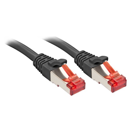 Lindy RJ-45 Cat6 S/FTP 0.5 m cavo di rete Nero 0,5 m S/FTP (S-STP) (47776)