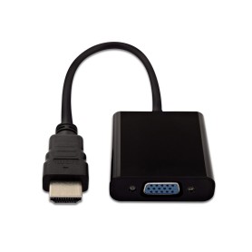 V7 Adaptador negro de vídeo con conector HDMI macho a VGA hembra (CBLHDAVBLK-1E) V7 Adaptador negro de vídeo con conector HDMI macho a VGA hembra (CBLHDAVBLK-1E)