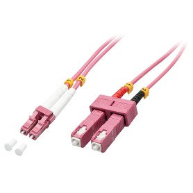 Lindy 46360 cavo a fibre ottiche 1 m LC SC OM4 Rosa Lindy 46360 cavo a fibre ottiche 1 m LC SC OM4 Rosa