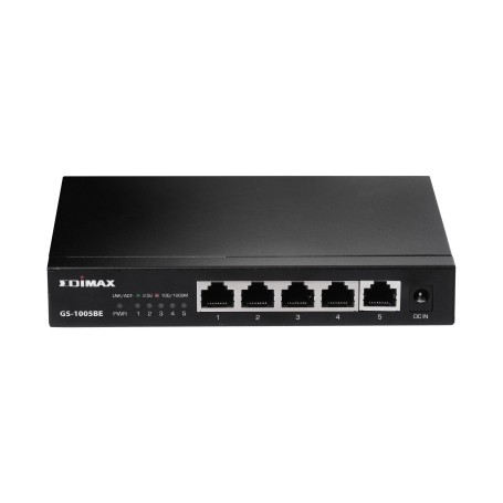 Edimax GS-1005BE switch di rete Non gestito L2 Gigabit Ethernet (10/100/1000) Nero (GS-1005BE)