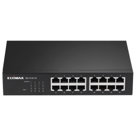 Edimax GS-1016 V2 switch di rete Gestito Gigabit Ethernet (10/100/1000) Nero (GS-1016 V2)