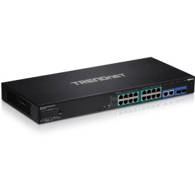Trendnet TPE-3018LS switch di rete Gestito Gigabit Ethernet (10/100/1000) Supporto Power over Ethernet (PoE) 1U Ner (TPE-3018LS)