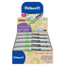 Pelikan Textmarker 490 eco evidenziatore 10 pz Punta smussata Verde (823357)