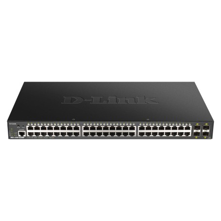 D-Link DGS-1250-52XMP switch di rete Gestito L3 Nessuno Supporto Power over Ethernet (PoE) Nero (DGS-1250-52XMP/E)