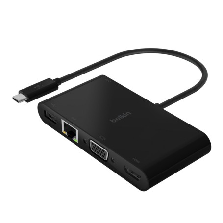 Belkin AVC004BTBK hub di interfaccia USB 3.2 Gen 1 (3.1 Gen 1) Type-C Nero (AVC004BTBK)