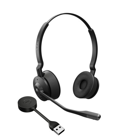 Jabra Engage 55 Auricolare Wireless A Padiglione Ufficio Nero, Titanio (9559-450-111)