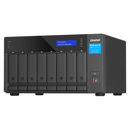 QNAP TVS-h874X NAS Tower Collegamento ethernet LAN Nero (TVS-H874X-I9-64) (TVS-H874X-I9-64G)