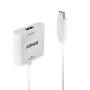 Lindy 43339 cavo e adattatore video 0,1 m USB tipo-C HDMI Bianco (43339)