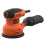 Black & Decker BEW210 Levigatrice orbitale 14000 Giri/min Nero, Arancione (BEW210-QS)
