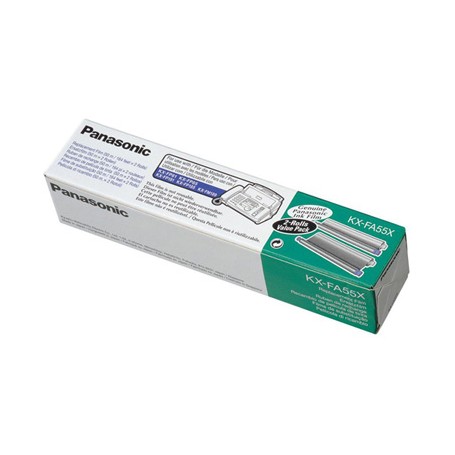 Panasonic KX-FA55X ricambio per fax Nastro per fax 280 pagine Nero 2 pz (KX-FA55X)