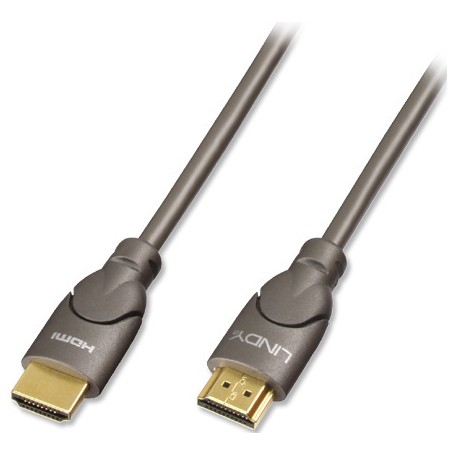 Lindy 5m Gold HDMI Cable cavo HDMI HDMI tipo A (Standard) Nero (41114)