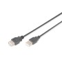 Digitus AK7013AL cavo USB 3 m USB 2.0 USB A Nero (AK7013AL) (AK-300202-030-S)