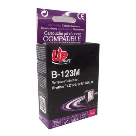 T3AZUR BJ123MUP cartuccia d'inchiostro 1 pz Compatibile Magenta (BJ123MUPNE)