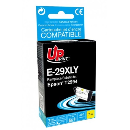 T3AZUR EJ29XLYUPR cartuccia d'inchiostro 1 pz Compatibile Giallo (EJ29XLYUP)