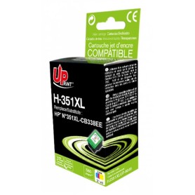 T3AZUR HJ351XLUP cartuccia d'inchiostro 1 pz Nero, Ciano, Magenta, Giallo (HJC337UP)