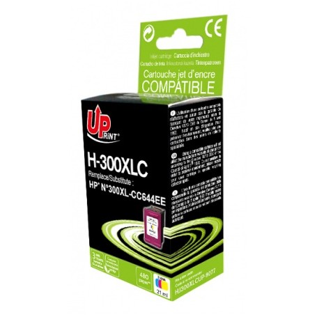 UPrint H-300XLC cartuccia d'inchiostro 1 pz Compatibile Ciano, Magenta, Giallo (HJC644UP)