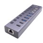 i-tec USB-A/USB-C Charging HUB 9port with LAN + Power Adapter 60 W (CACHARGEHUB9LAN)