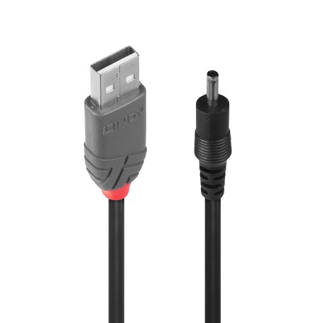 Lindy 70266 cavo di alimentazione Nero 1,5 m USB A (70266)