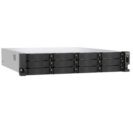 QNAP 12 BAIE AMD 7000 8C/16T 32 GB 2X550W 2XM.2 (TS-H1277AXU-RP-R7-32G)