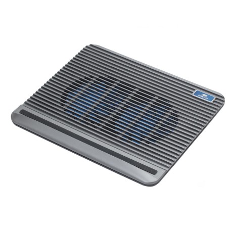 Rivacase 5555 base di raffreddamento per laptop 39,6 cm (15.6") Nero (5555SILVER)