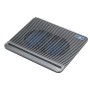 Rivacase 5555 base di raffreddamento per laptop 39,6 cm (15.6") Nero (5555SILVER)