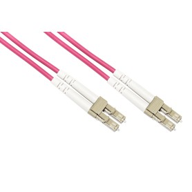 CAVO FIBRA OTTICA 10 MT LC/LC MULTIMODALE DUPLEX 50/125 OM4 (LKLCLC4510)