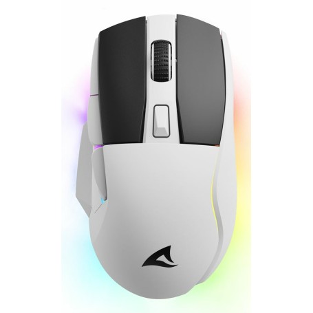 Sharkoon SGM50W mouse Giocare Mano destra RF Wireless + USB Type-A Ottico 6400 DPI (SKILLER SGM50W-W)